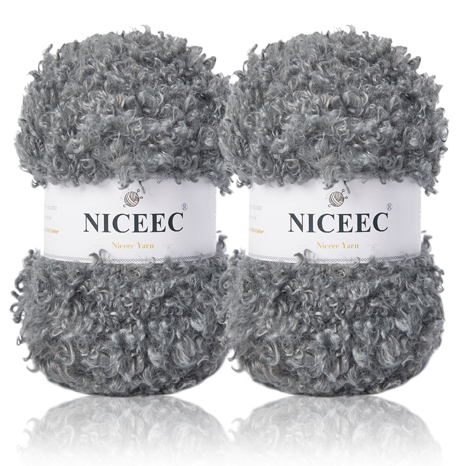 NICEEC-2-Skeins-Teddy-Fur-Yarn
