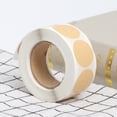thumbnail image 1 of Supvox Strong Adhesiveness Round Adhesive Sticker Kraft Paper for Wrapping 500 Stickers, 1 of 10