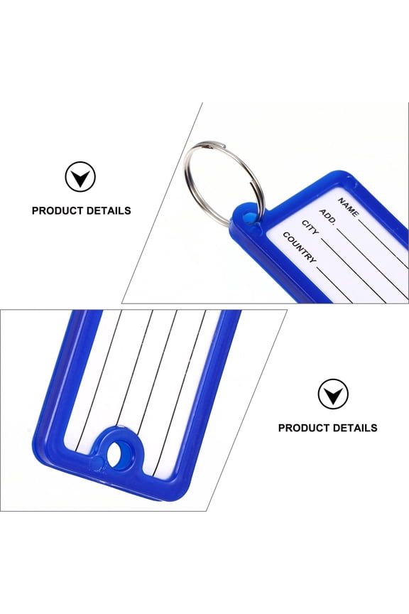 Key Identifier Key Tag PP 100Pcs Practical