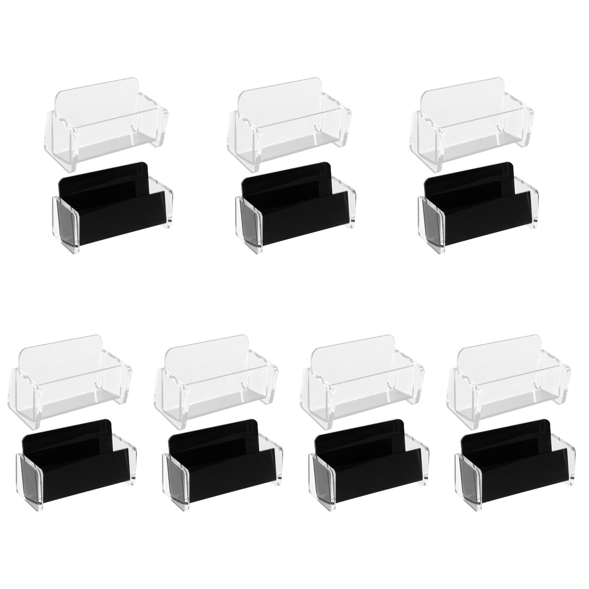 NICEMAL 14 Pcs Business Card Boxes Card Racks for Office Desk Display ...