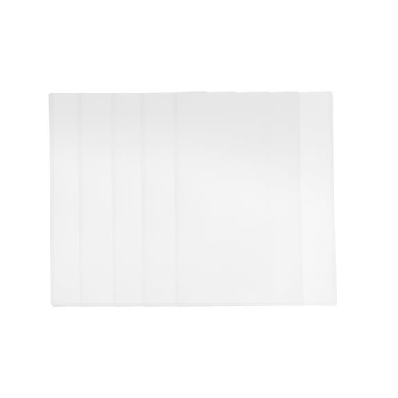 Supvox 5Pcs PVC File Protection Covers Transparent for Business Licenses and Documents