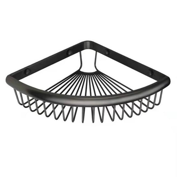 NICEME Wall Mounted Storage Rack Shower Caddies Corner Shelf For Bathroom Brass Basket Organizers And Storage Shampoo Soap Holder Polished