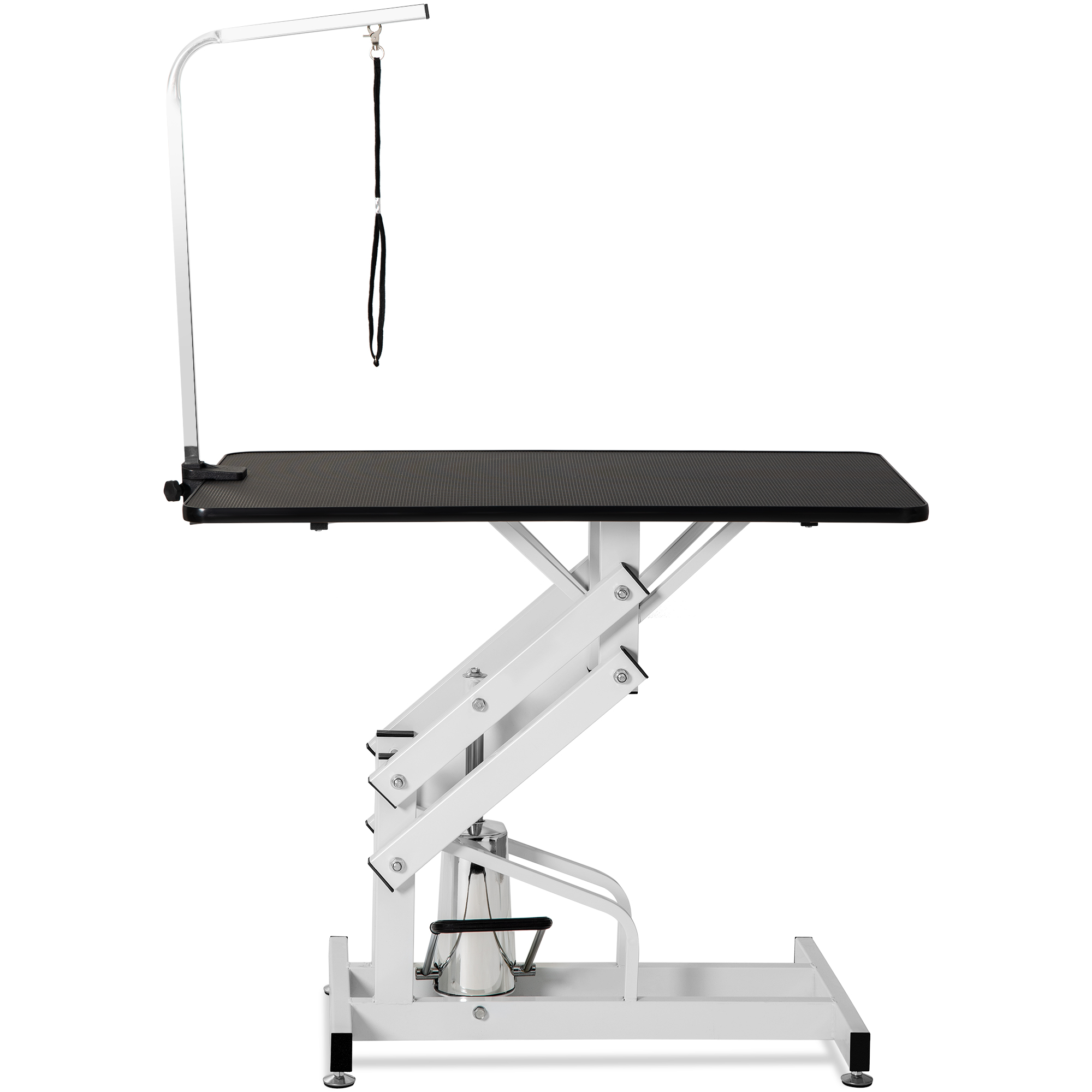 NICEPET Dog Table for Large Dog 42.5 x 23.6 Professional Pet Grooming Table with Adjustable Arm Noose Foldable Z Lift Tables Stand Pet Supplies Best for Small Medium Large Dog Cat