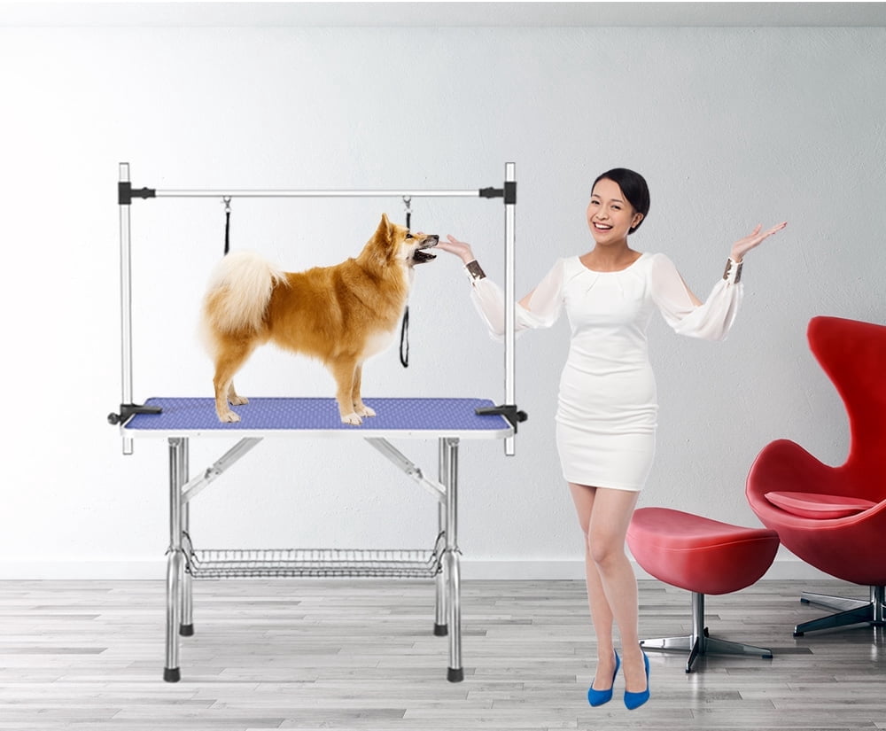 NICEPET Large Dog Table on Clearance, 46'' x 24'' Professional