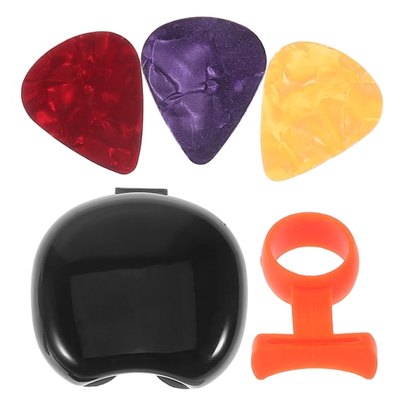 NICERIO 1 Sets Pick Holder To Attach To Guitar Silicone Multi Ergonomic Design For Guitar Enthusiasts
