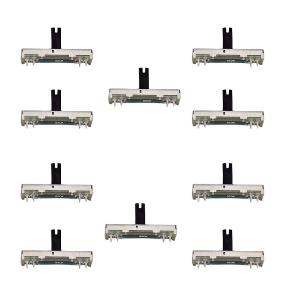 NICERIO 10Pcs B50 K Ohm Mono Slide Potentiometer Adjustable Resistor Multi Color Module