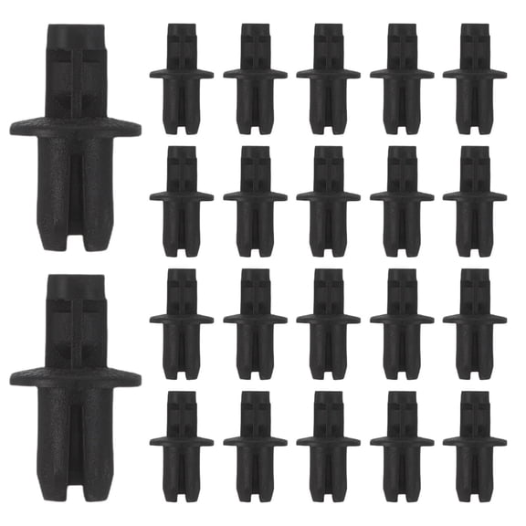 NICERIO 100Pcs Auto Push Fastener Clips for Car Bumper Quick Release and Reinforcement