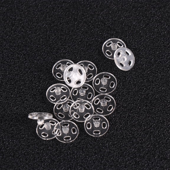 NICERIO White Shirt Buttons for DIY Crafts and Sewing Projects 100Pcs