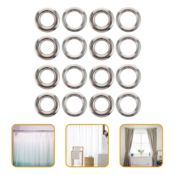 NICERIO 100pcs Sewing Eyelets Grommets Plastic For Houseowners In Simple Style