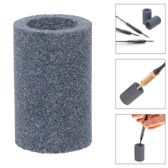 NICERIO Grinding Stone Portable Handheld Mini Sharpening Stone 10Pcs Grey