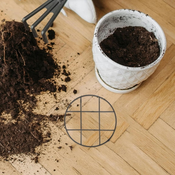 NICERIO 10Pcs Minimalist Black Plant Riser Pot Feet for Home Outdoor Plant Stand Protecting Pot Bottoms