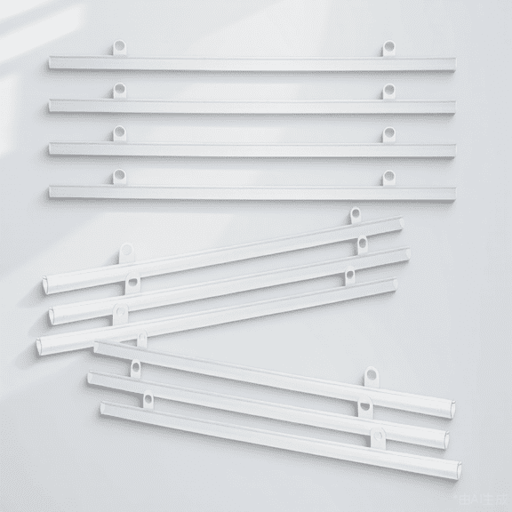 NICERIO 10Pcs Pvc Poster Frame Scroll Sleek Design Hanging For Shopping Malls