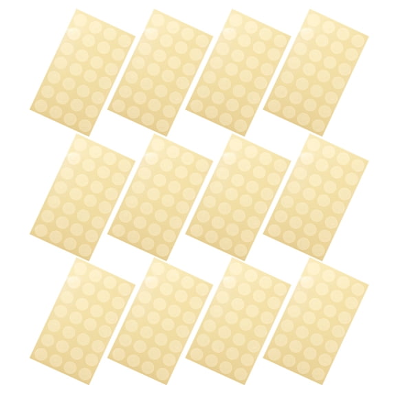 NICERIO 12 Sheets Reinforcement Labels for Loose-leaf Paper Simple Design
