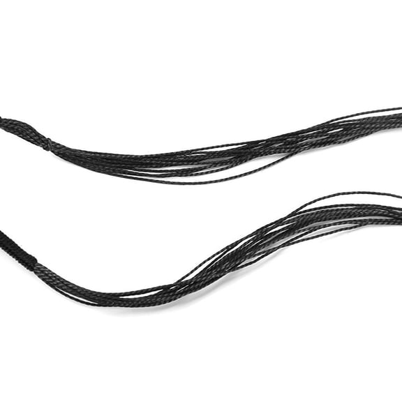 NICERIO 12 Strand String Bowstring in Black for Recurve Bow Arrow Use with Adjustable Length