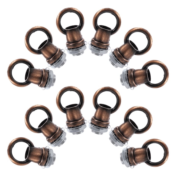 NICERIO 12Pcs Pendant Light Hook Rings with Smooth Finish for Home Lighting Fixture Hooks