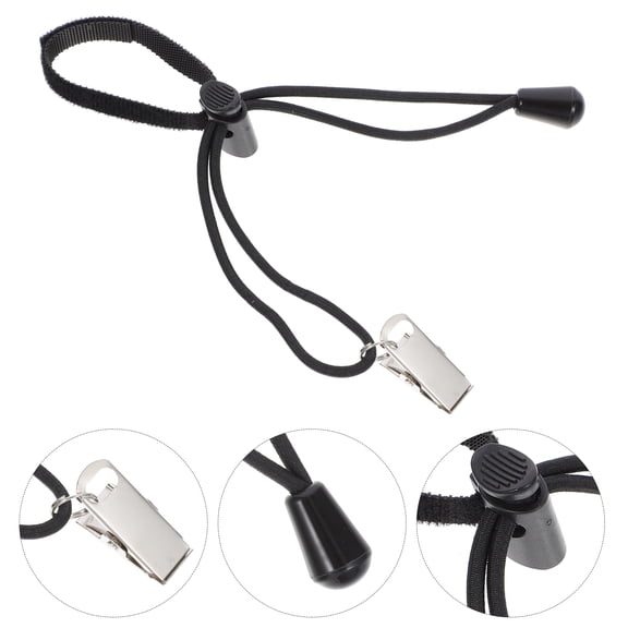 NICERIO 12Pcs Utility Backdrop Clamps Black Adjustable Clips for Metal Pole Background Cloth