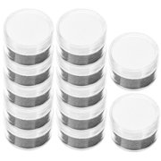 NICERIO 12-Piece Black Jewelry Display Case Set with Soft Sponge Pads for Organizing Brooches, Pins, and Accessories