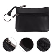 NICERIO Small Purse with Keychain, Zipper Closure Wallet for and Small Items, Compact Storage Pouch, 1 Set