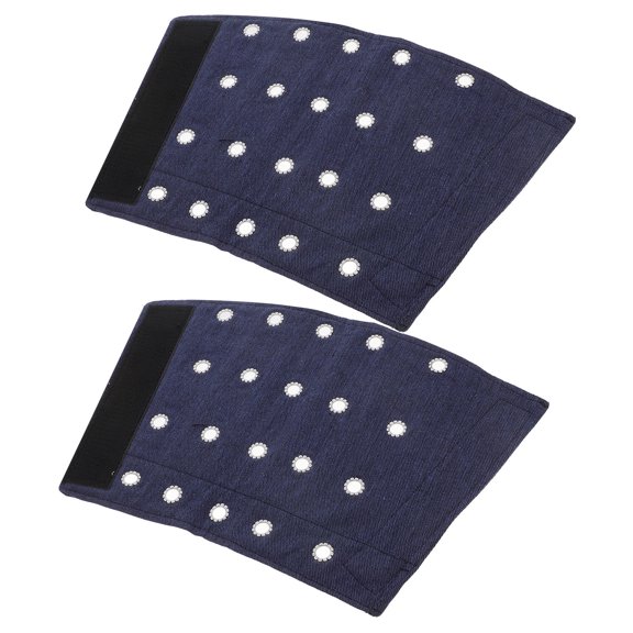 NICERIO 1Pair Scratch Resistant Denim Arm Sleeves Protective Gear for Work with Adjustable Fit