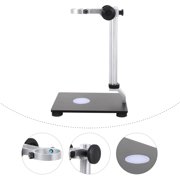NICERIO Microscope Stand Adjustable Steel Black for Industrial Camera and Microscope 1Pc