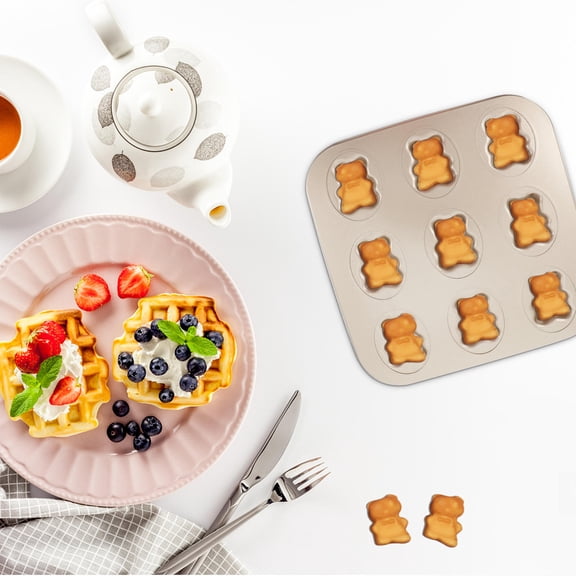 NICERIO 1Pc Brown Carbon Steel Biscuit Cutter for Home and Professional Baking Use