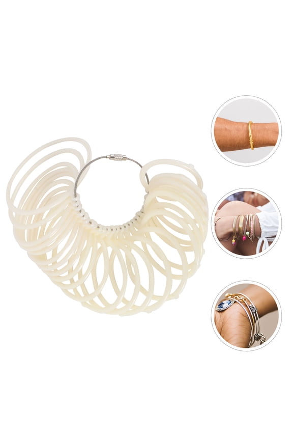 1Pc Plastic Bracelet Measuring Circle for Precise and Portable Jewelry Size Checking