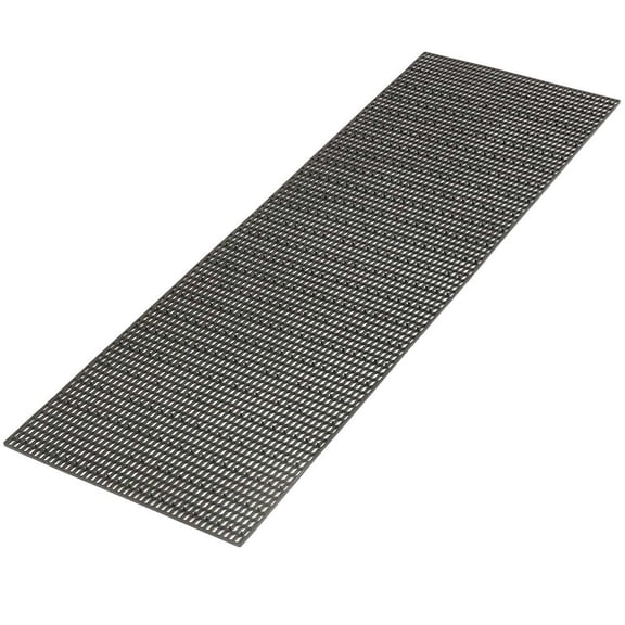 NICERIO 1Pc Vehicle Body Grille Net Black Plastic Durable Front Bumper Grille Mesh