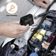 NICERIO Digital Tachometer with Black Display for ATV, Motorcycle, and Small Engine Performance Monitoring