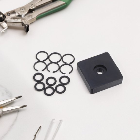 NICERIO 1Set Black Retainer Ring and O-Ring Kit for Electric Wrench with Quick Installation Design