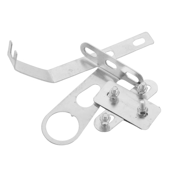 NICERIO 1Set Durable Plated Silver Bike Basket Support Frame for Mountain Folding and Electric Bikes