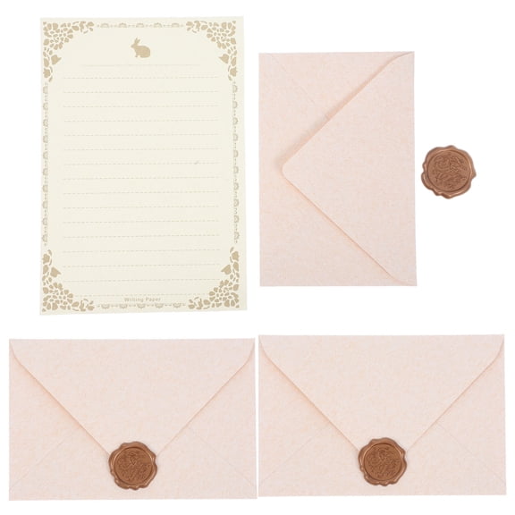 NICERIO 1Set Elegant Stationery Paper Envelopes and Writing Paper for Business and Personal Letters