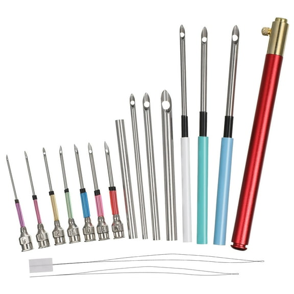 NICERIO Needlework Tool Embroidery Pen Needles Set Professional Use 1 Set of 16PCS