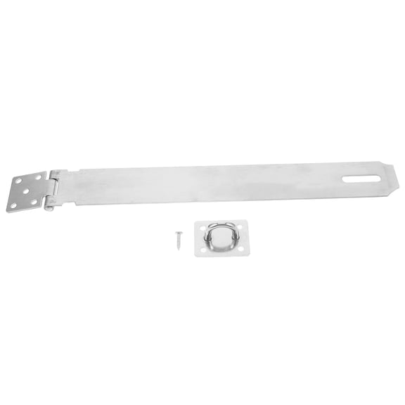 NICERIO 1Set Multi Purpose Stainless Steel Hasp Lock Latch with 90 Degree Hinge for Home Doors and Furniture