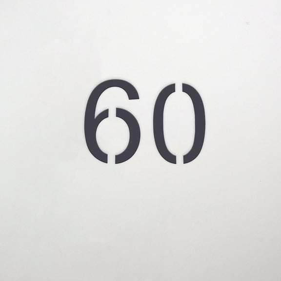 NICERIO 1Set Number Templates Black Reusable for Painting Large Clear Numbers on Doors and Mailboxes