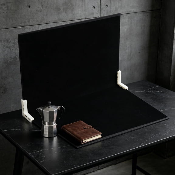 NICERIO 1Set Portable Photography Background Board with Smooth Velvet for Product Shoots