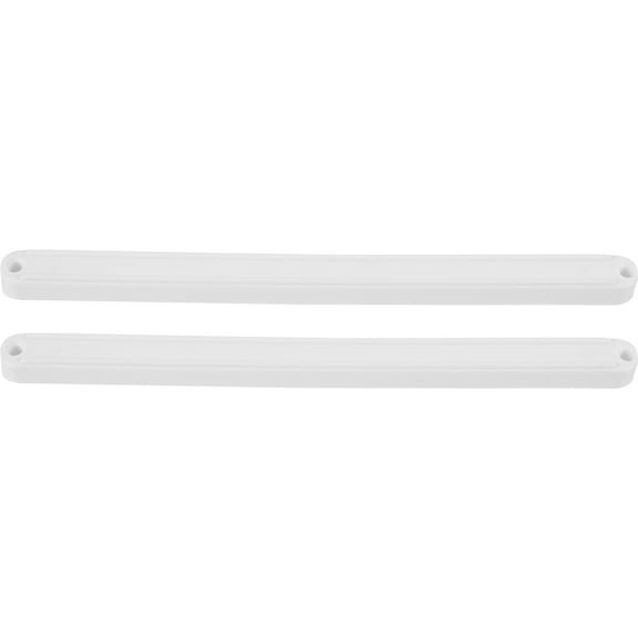 NICERIO 1Set Drawer Slides White Plastic 235Mm Drawer Track Guide for Cabinets and Wardrobes