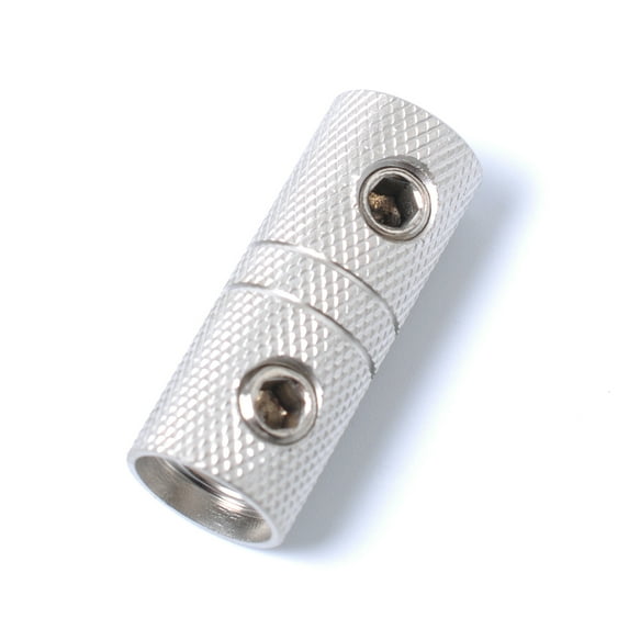 NICERIO Crimp Wire Connector Silver 4 Gauge Ideal for Extending Wires 2Pcs