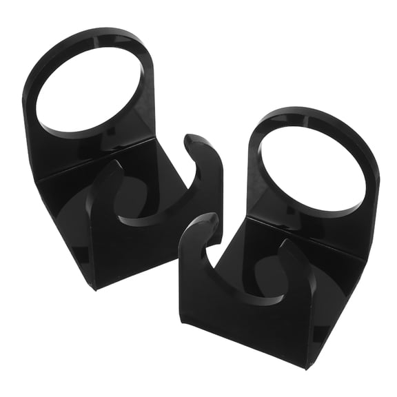 NICERIO 2 Sets of Baseball Bat Display Holder Acrylic Black Display Support for Home Decor