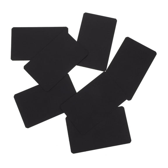 NICERIO 200Pcs Student Empty Postcards Black Hand Painted Double Side Cards for Creative DIY Use