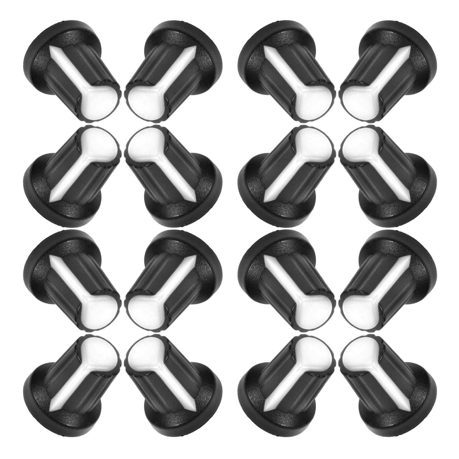 NICERIO 20Pcs Universal Dj Mixer Rotary Control Knobs Made from Selected Plastic Material