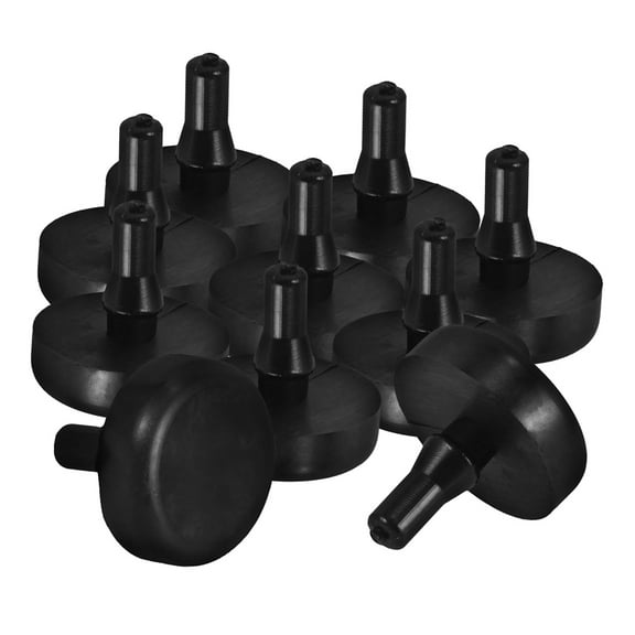 NICERIO 20Pcs Rubber Brake Switch Stopper for Car with Shock Absorption and Durable Black Design