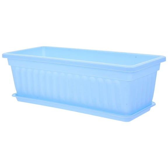 NICERIO 2Pcs Nursery Flower Pots Resin Lavender for Gardening Storage Holder Plants