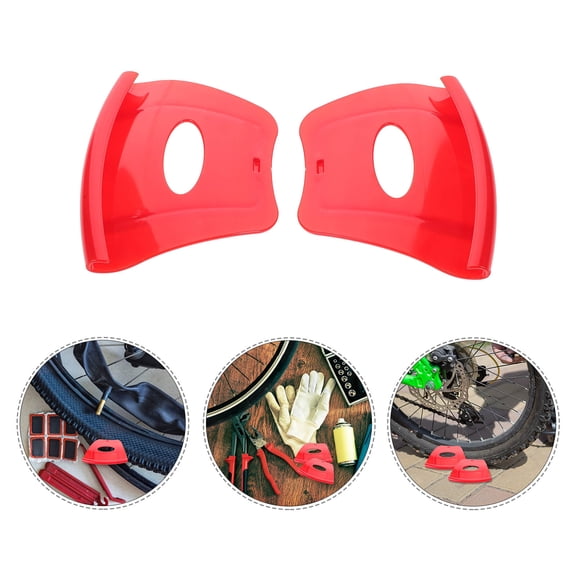 NICERIO 2Pcs Resin Tire Rim Protector for Motorcycle and Bike Wheel Edge Protection Quick Fit