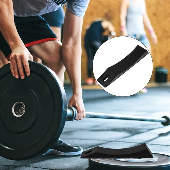 NICERIO 2Pcs Silicone Deadlift Bar Jack for Home Gym Accessories and Weight Plate Handling