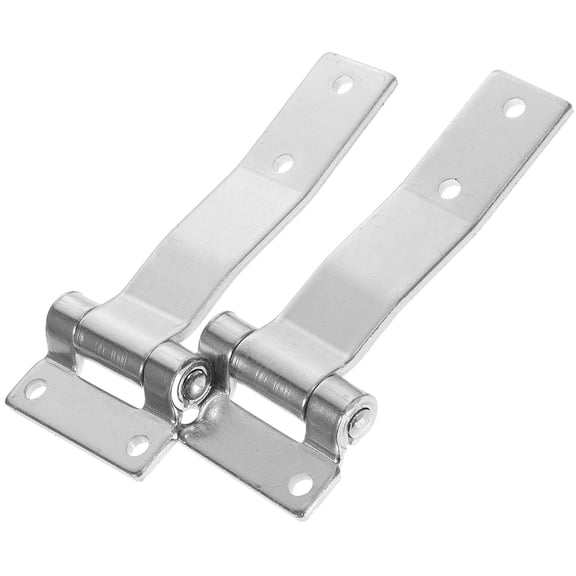NICERIO 2Pcs Galvanized Steel Heavy Duty Gate Hinges for Outdoor Wooden Fence Doors