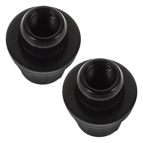 NICERIO 2-Pack Black Vehicle Tire Lug Nuts Set, Wheel Nuts for Easy Installation and Secure Fit