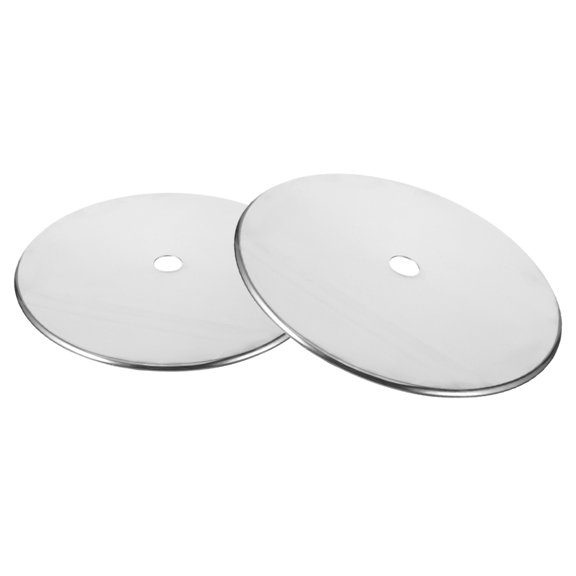 NICERIO 2pcs Induction Adapter Hob Plate Stainless Steel Heat Retention Tool For Home Cooks