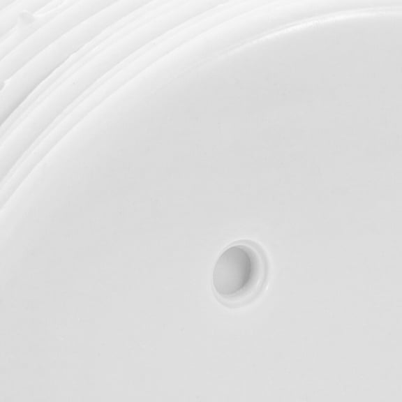 NICERIO 30Pcs Durable PP Octagonal Outlet Cover Plates White Wall Protector for Surface Repairs