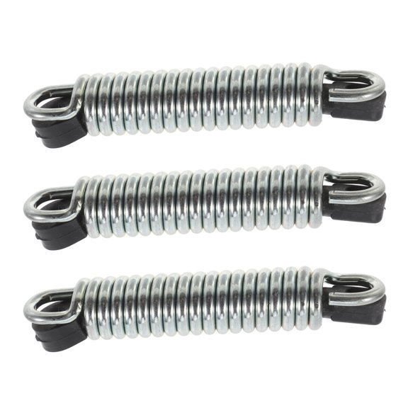 NICERIO 3Pcs Weather Resistant Plated Silver Bike Trailer Coupler Spring for Cargo Bike Attachment