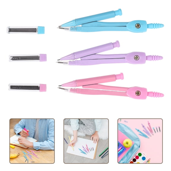 NICERIO Compass Set with Build and Simple Use for Precise Circle Drawing and Accurate Measurements